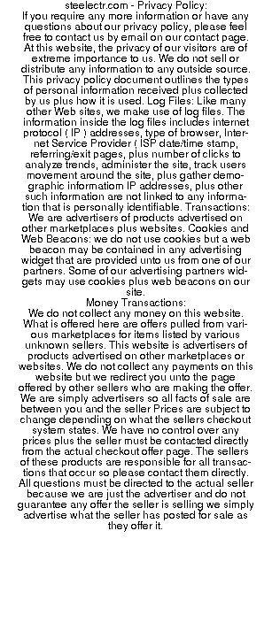 steelectr privacy