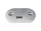 00266 Tecnoseal Oval Hull Plate Zinc Anode For Sea Ray Dealer