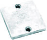 34762 Martyr Boat Marine Mercury Mercruiser Square Plate Zinc Anode Saltwater