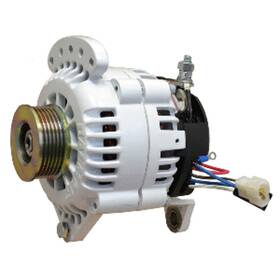 604-120-k6 Balmar Alternator 120 Amp 12v 4 Inch Dual Foot Saddle K6 Pulley With Isolated Ground