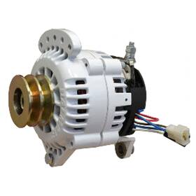 604-150-dv Balmar Alternator 150 Amp 12v 4 Inch Dual Foot Saddle Pulley With Isolated Ground