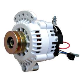 Balmar 621-100-dv 100a 12v Alternator 1-2 Inch Foot Spindle Mount Dual Vee Pulley Isola Ground
