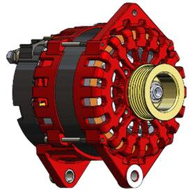 Balmar Xt-cr-250-k6 Alternator 250 Amp 12v 3.15 Inch Dual Foot Saddle K6 Pulley