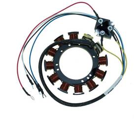 174-4424 Cdi Stator Coil For Mercury 40 Hp 2 Cylinder Cross Flow 70-71