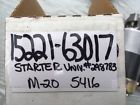 15221-63017 Kubota Universal 298783 Marine Diesel Engine New Starter Motor And