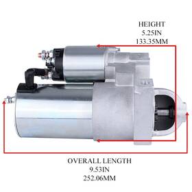 Marinepartsdistributors 683058049407 Pmgr Starter For Mercruiser Stern Drive Model 3.0 3.0lx Gm 3.0l-181ci-4cyl