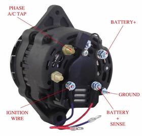 8mr2051f Marinepartsdistributors 686696072837 New Alternator Fits Motorola Marine Inboard And Sterndrive Various Models