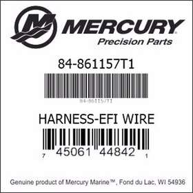 84-861157t-1 Mercruiser Wiring Harness 84-861157t