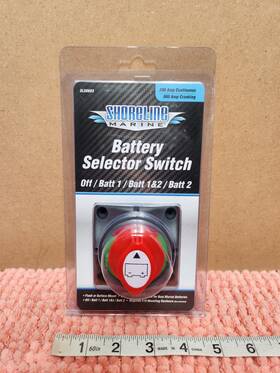 Sl30603 Shoreline Marine Battery Selector Switch 800 Amp Cranking 200 Cont. New
