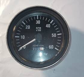 Mr99-009 Vdo 12v Marine Tachometer With Hour Meter 333 213b 1 211 800 652