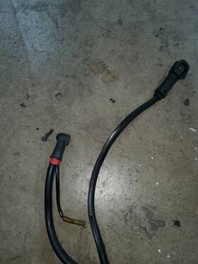 6e5-82105-11-00 Yamaha Battery Cables 10ft Outboards 84-94 115hp Freshwater Wty