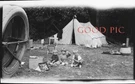 #V16 F Vintage Photo Negative Camp Site- Boy- Girls- Tent Poor?. Fixed Price $7.50.