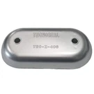 Tecnoseal Z406 Hull Plate Anode Zinc 8.5"X4.2"X1.1" #TEC-Z-406. Fixed Price $79.58.