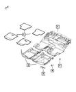Genuine Mopar Mat-floor 1UB87DX9AD. Fixed Price $209.96.
