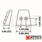 Wsm Transom Anode Volvo Penta Dps-a / Dps-b PMC00156A, 3841427, 3888816,. Fixed Price $24.97.