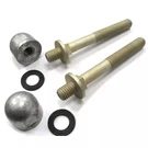 55989A8 8M0030655 Mercruiser Quicksilver Round Acorn Anode & Bolt Kit Alpha One. Fixed Price $35.99.