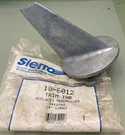 New Genuine Sierra 18-6012 Zinc Trim Tab 4" Long Replaces Mercruiser 34127A1. Fixed Price $26.70.