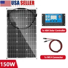 12V 18V Flexible 500 Watt Solar Roof Panels Monocrystalline Home Rv Camp. Fixed Price $108.88.