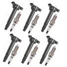 6PCS Ignition Coils & Spark Plugs New For 09-15 Toyota Venza 3.5L 90919-02251. Fixed Price $85.11.