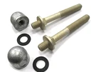 55989A8 8M0030655 Mercruiser Quicksilver Round Acorn Anode & Bolt Kit Alpha One. Fixed Price $65.99.
