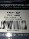 Protorque Mercruiser Solenoid 12V #PH375-0039. Fixed Price $23.00.