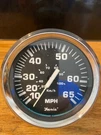 Used Faria 4" Speedometer Chrome Bezel 0-65MPH. Fixed Price $37.99.