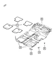Genuine Mopar Mat-floor 1UB87LU5AD. Fixed Price $123.28.