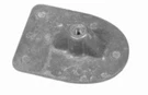 Mercury 47820A1 Zinc Anode For Select 200HP Carbureted Twostroke Outboar. Fixed Price $54.80.