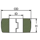 Cmp CMC09A Shaft 2-1/4" CMC-9A Zinc. Fixed Price $16.99.
