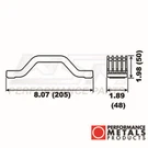Wsm Bar Anode Yamaha 115 350 Hp PMC00127A, 6G5-45251-01-00, 6G5-45251-02-00. Fixed Price $24.97.